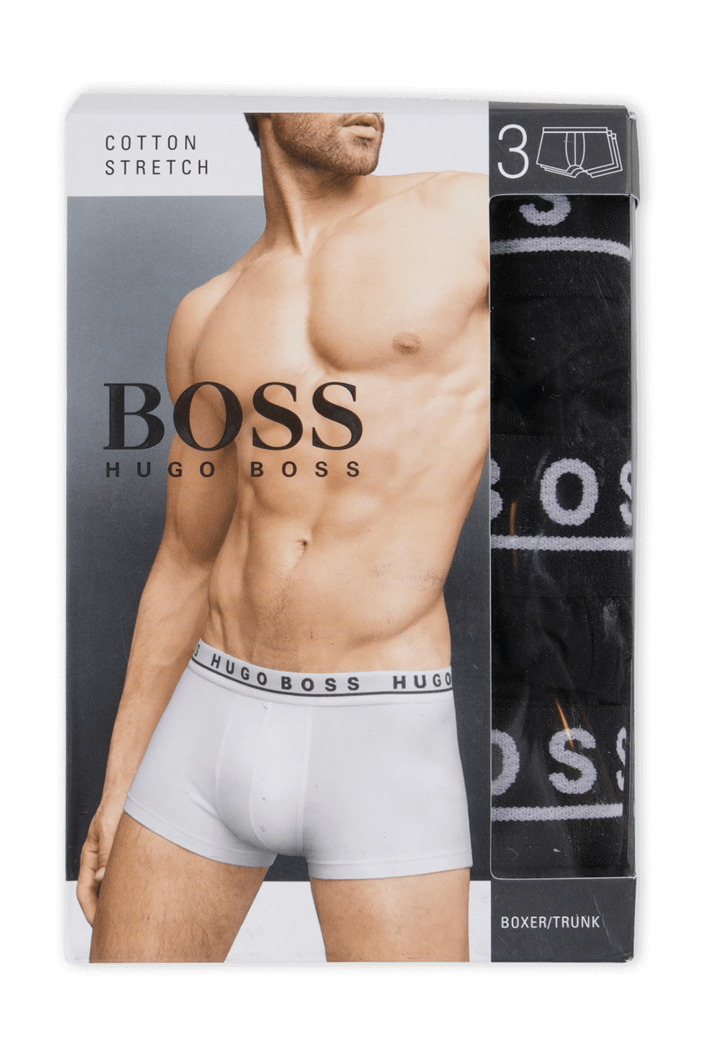 תמונה קידמית של מארז שלישיית תחתוני בוקסר צמודים