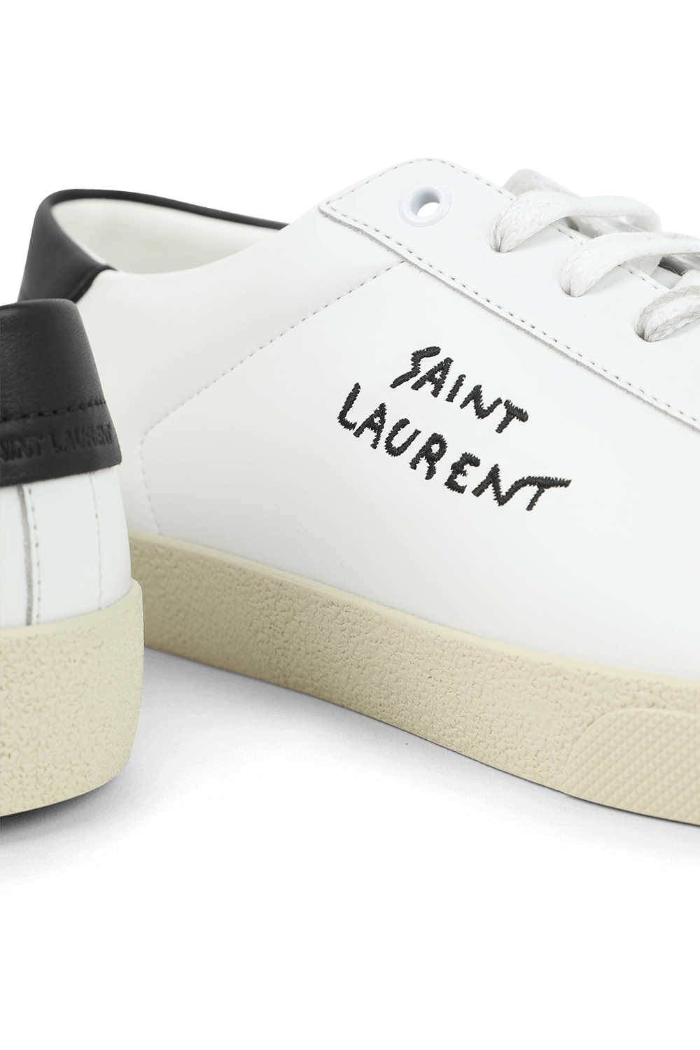 SL06 Court Leather Signature Sneakers SAINT LAURENT