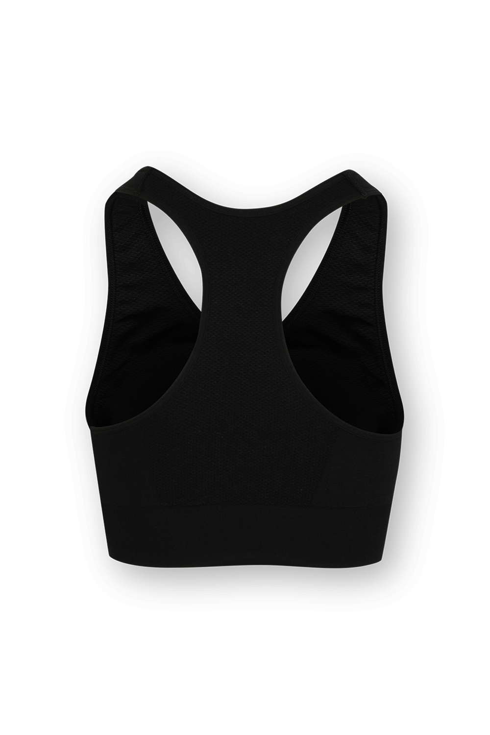 תמונה אחורית של Basic Seamless Top in Black