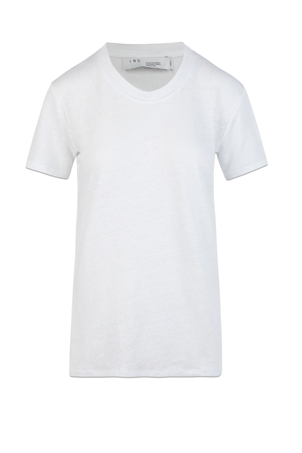 חולצת טי לבנה מפשתן IRO