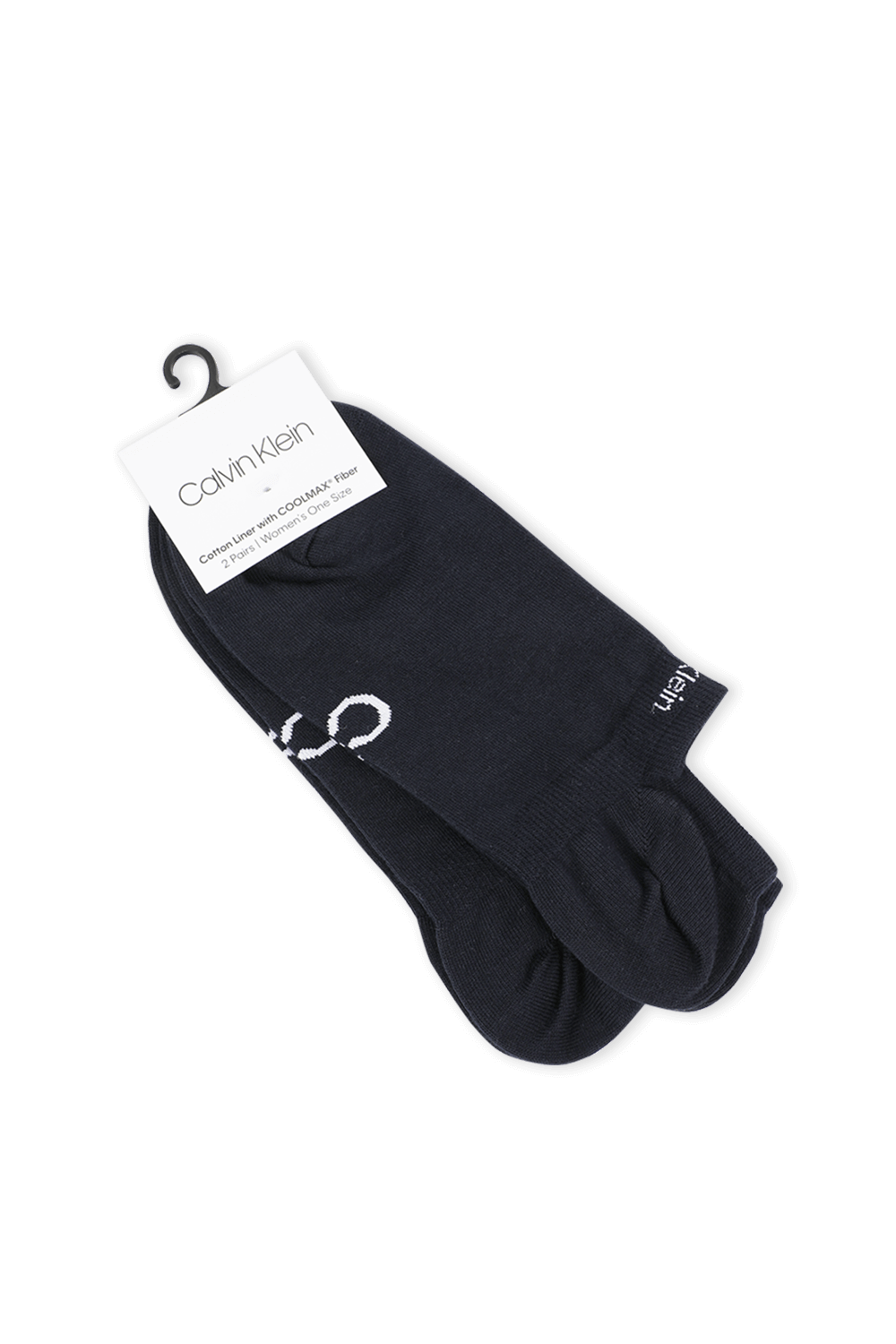 תמונה אחורית של 2 Pack Coolmax Fiber Socks in Black