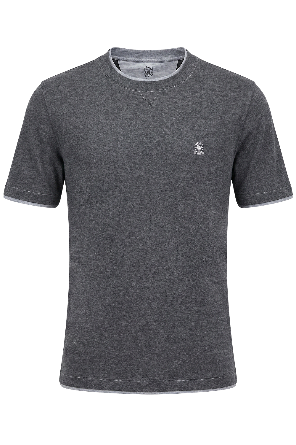 תמונה קידמית של חולצת טי בגזרה ישרה