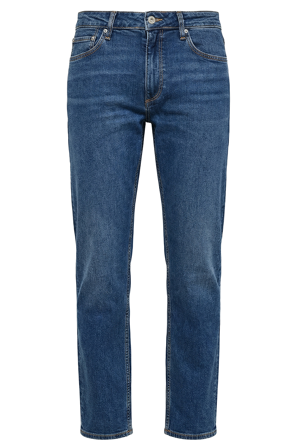 תמונה קידמית של מכנסי ג'ינס