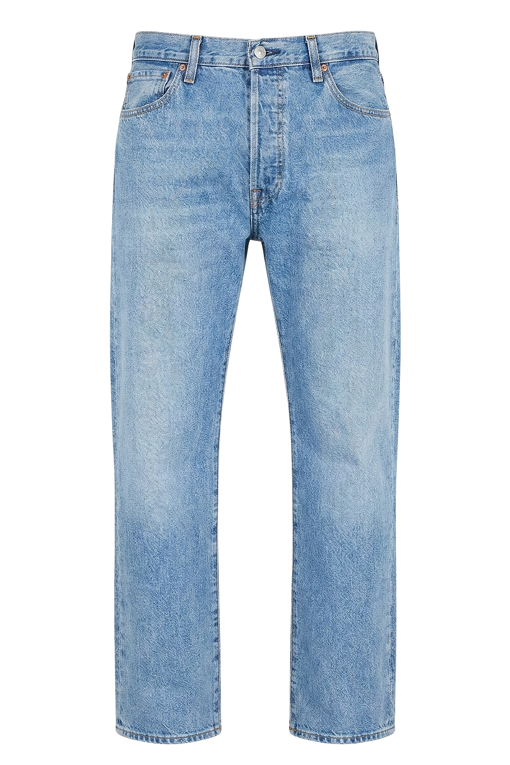 תמונה קידמית של מכנסי ג'ינס 501