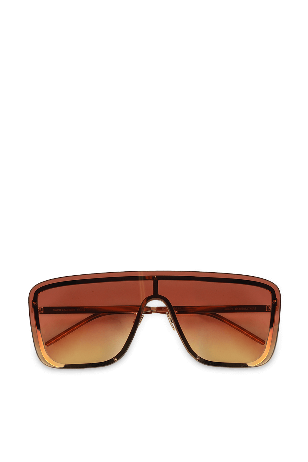 תמונה קידמית של Shield Sunglasses in Gold