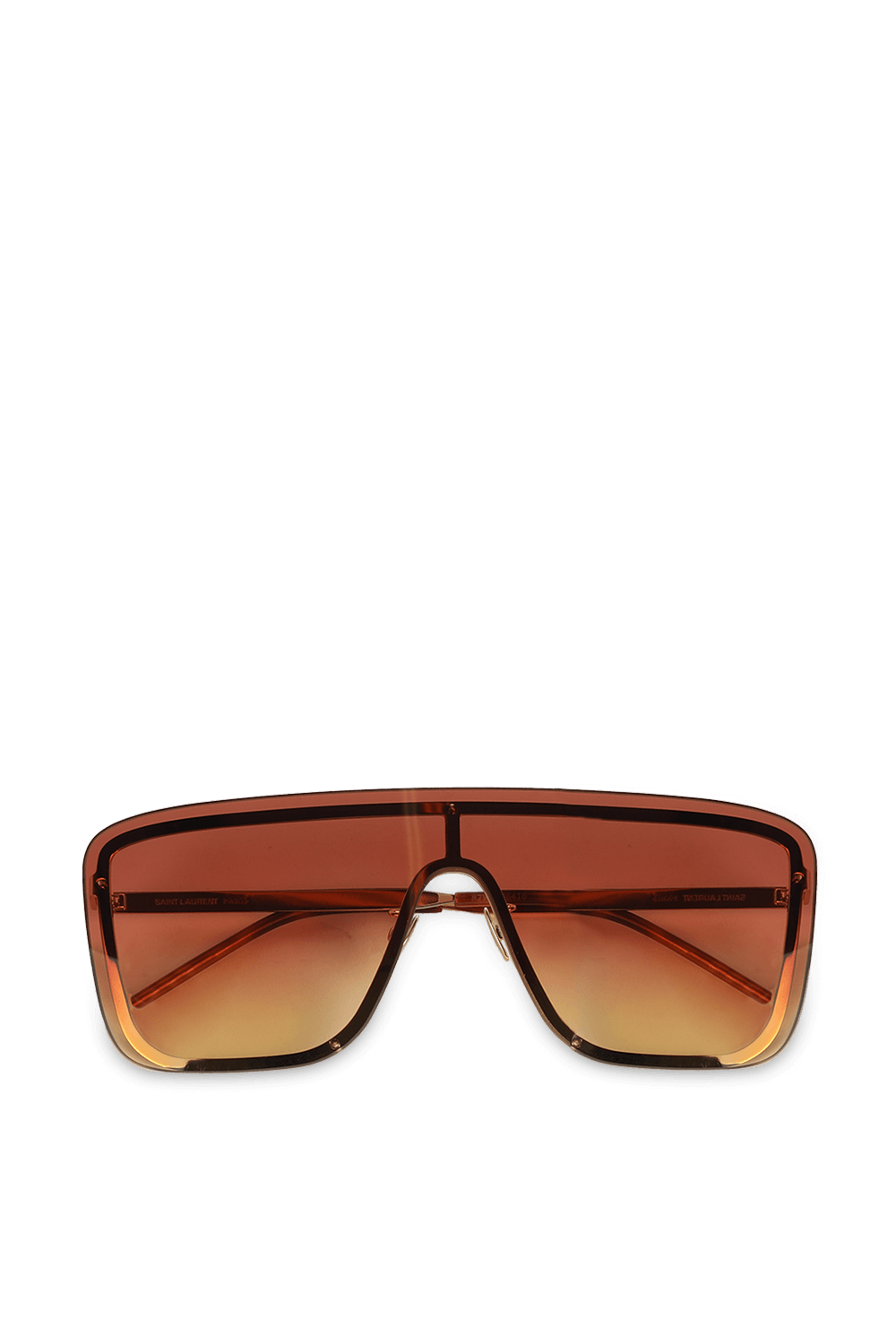 Shield Sunglasses in Gold SAINT LAURENT