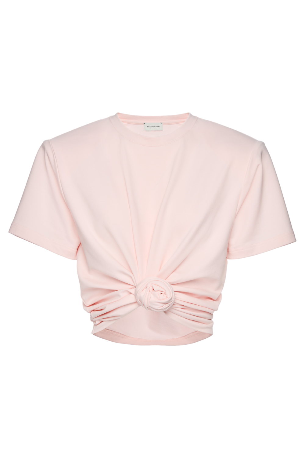 תמונה קידמית של חולצת טי פרח