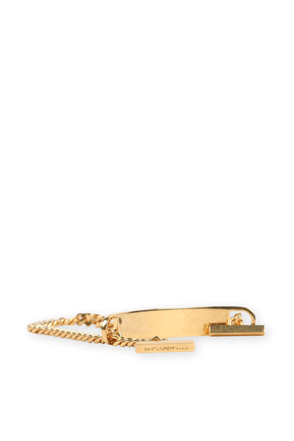 צמיד מתכת בצבע זהב image number null SAINT LAURENT