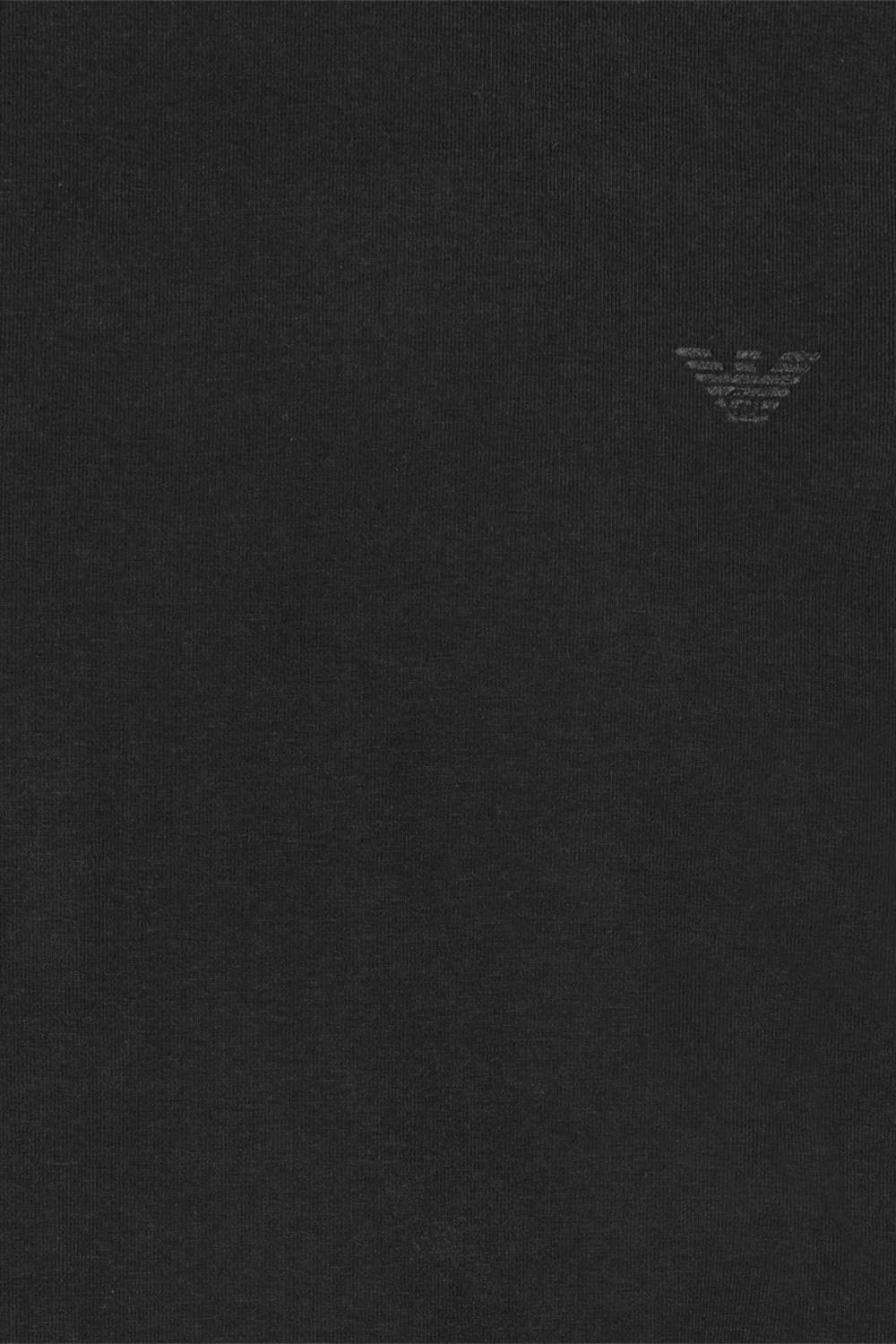 חולצת לוגו טי שחורה EMPORIO ARMANI