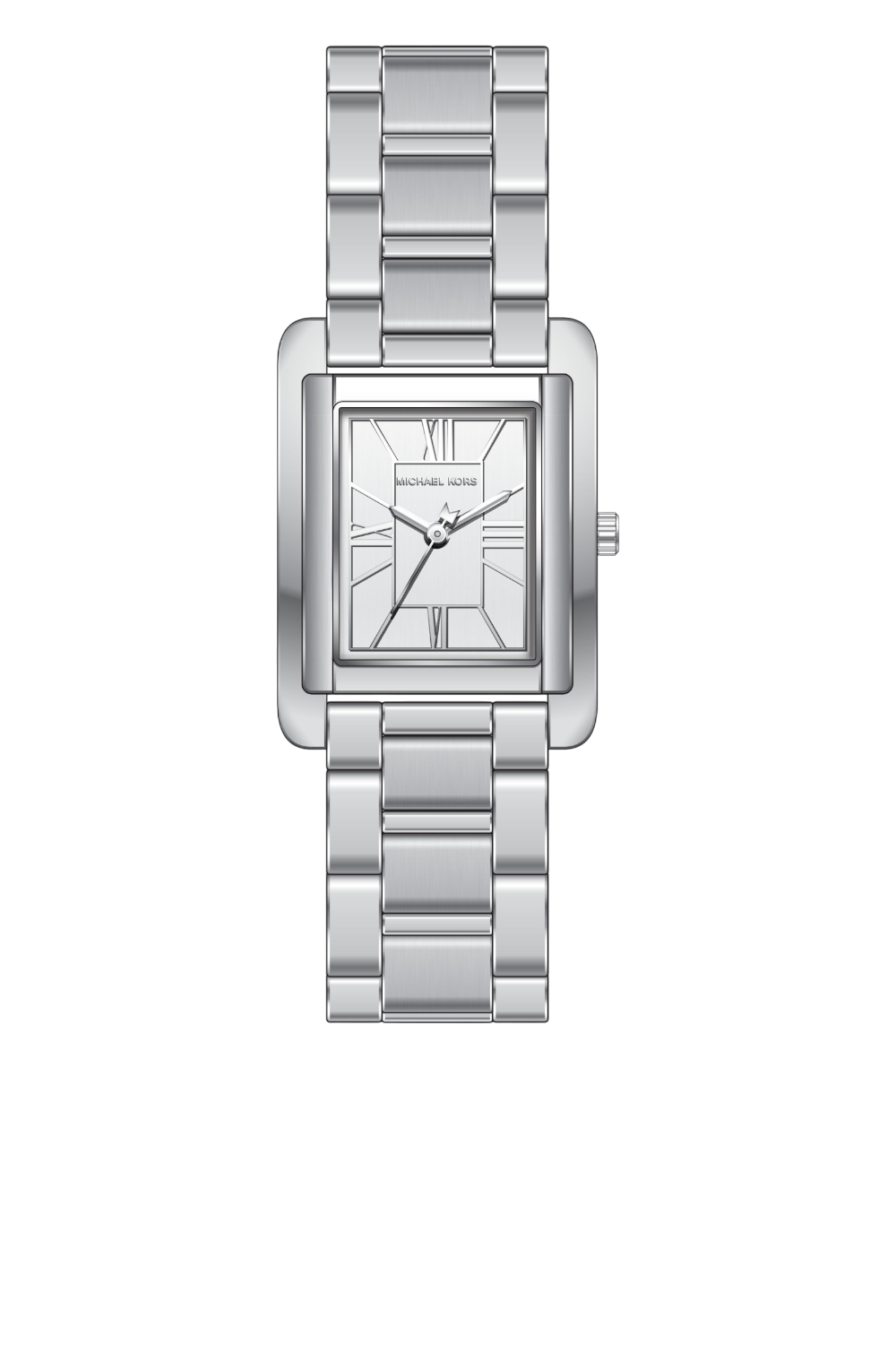 תמונה קידמית של שעון יד אסקס כסוף