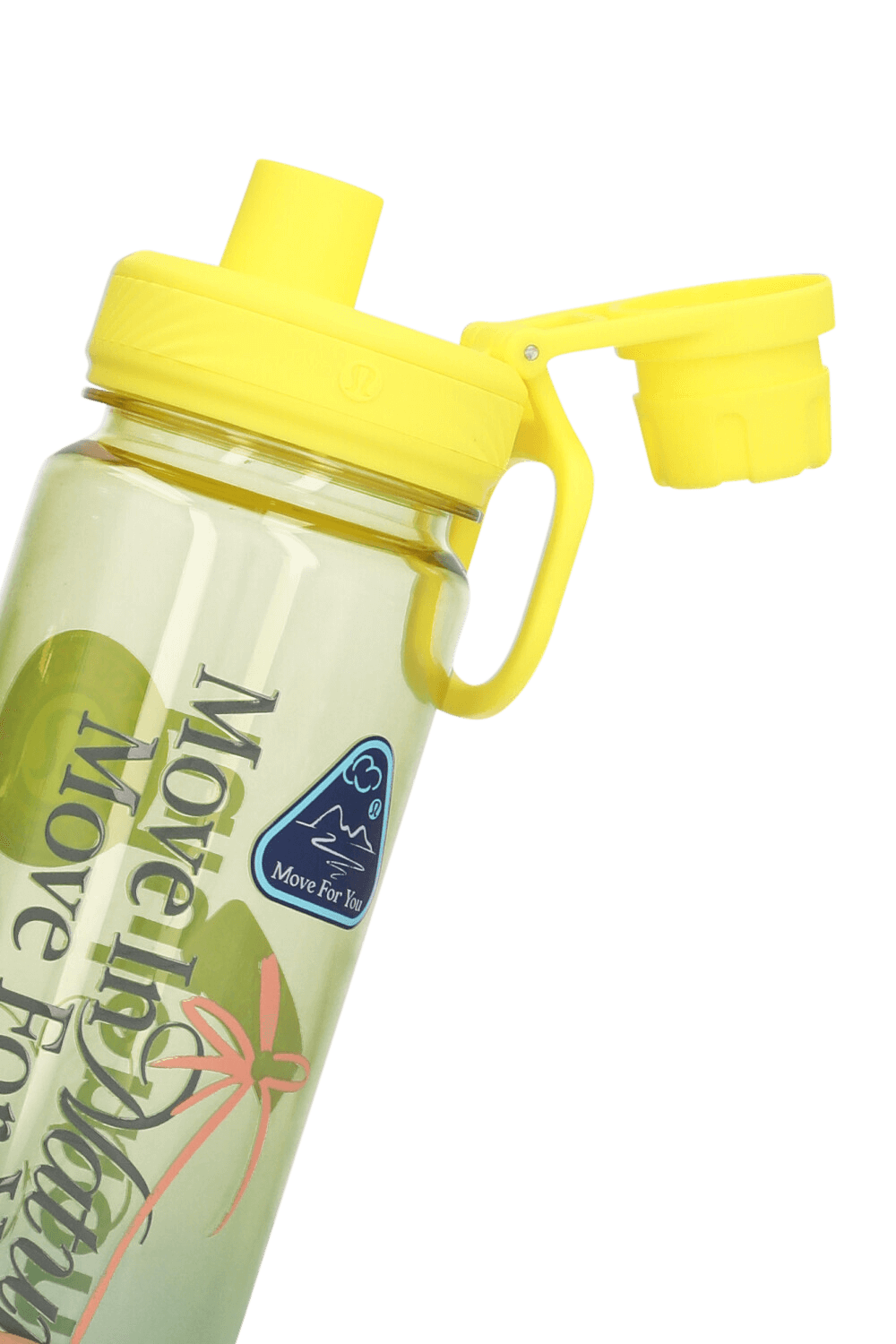 תמונת תקריב של Back to Life Clear Bottle 24 oz