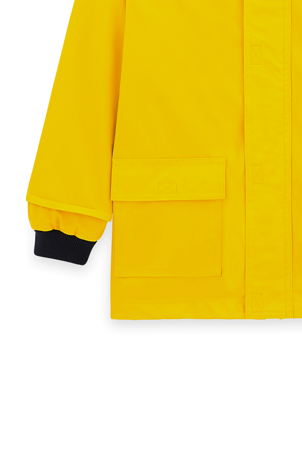 גילאי 6-12 מעיל גשם צהוב PETIT BATEAU