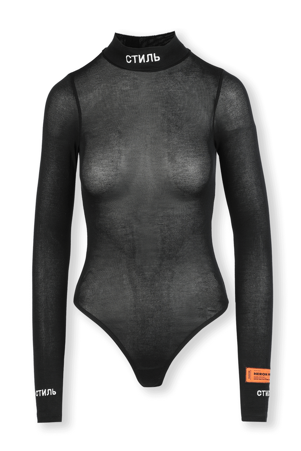 CTNMB Bodysuit in Black image number null HERON PRESTON