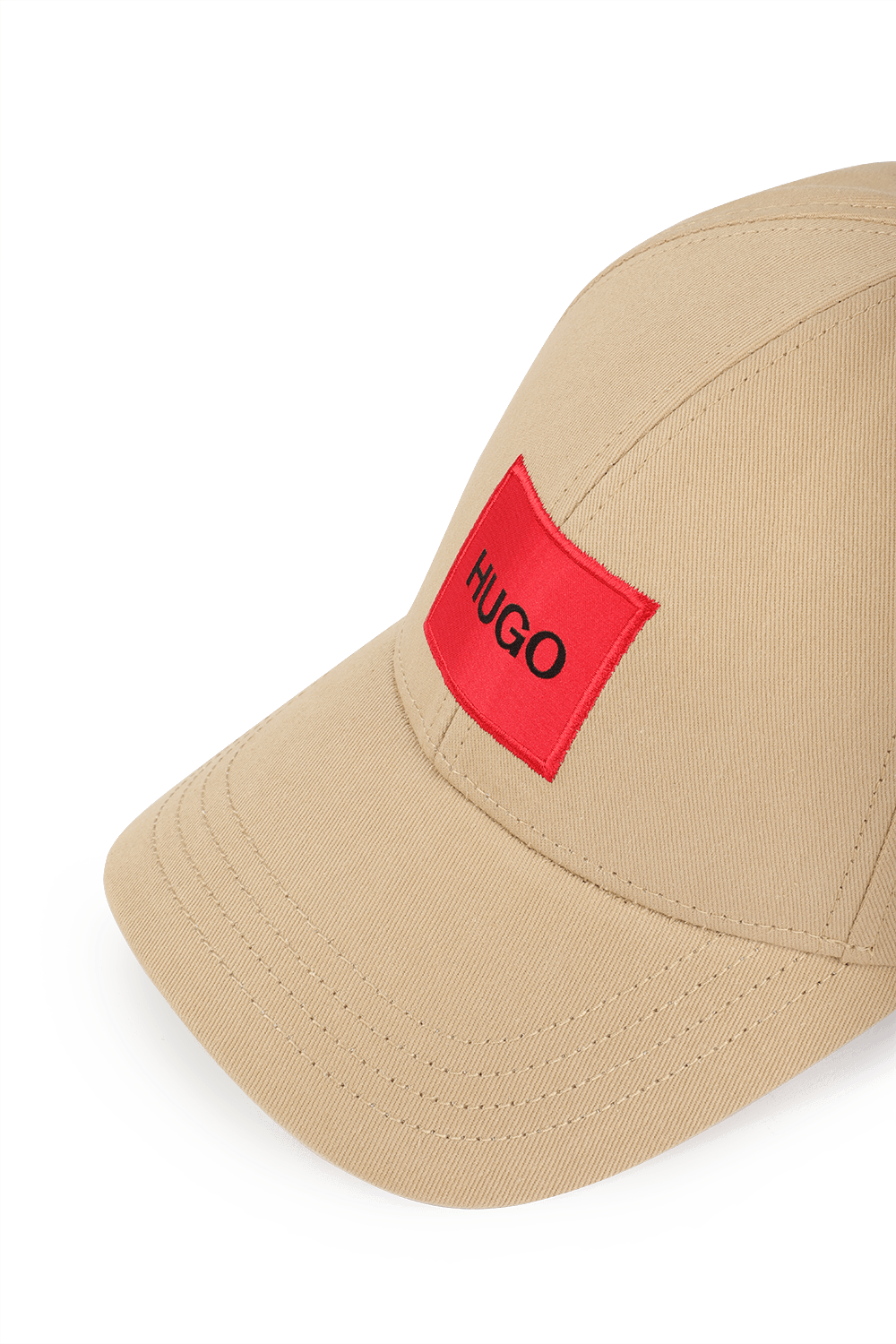תמונה אחורית של Logo Cotton Hat in Beige