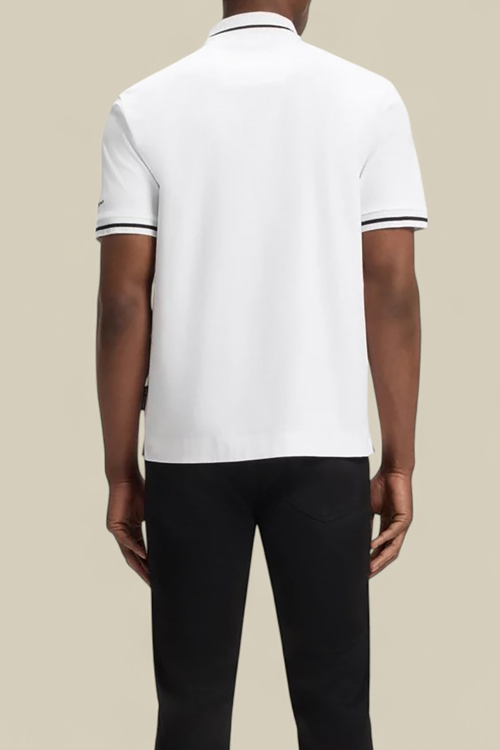 תמונת דוגמן אחורית של בוס X פורשה חולצת פולו