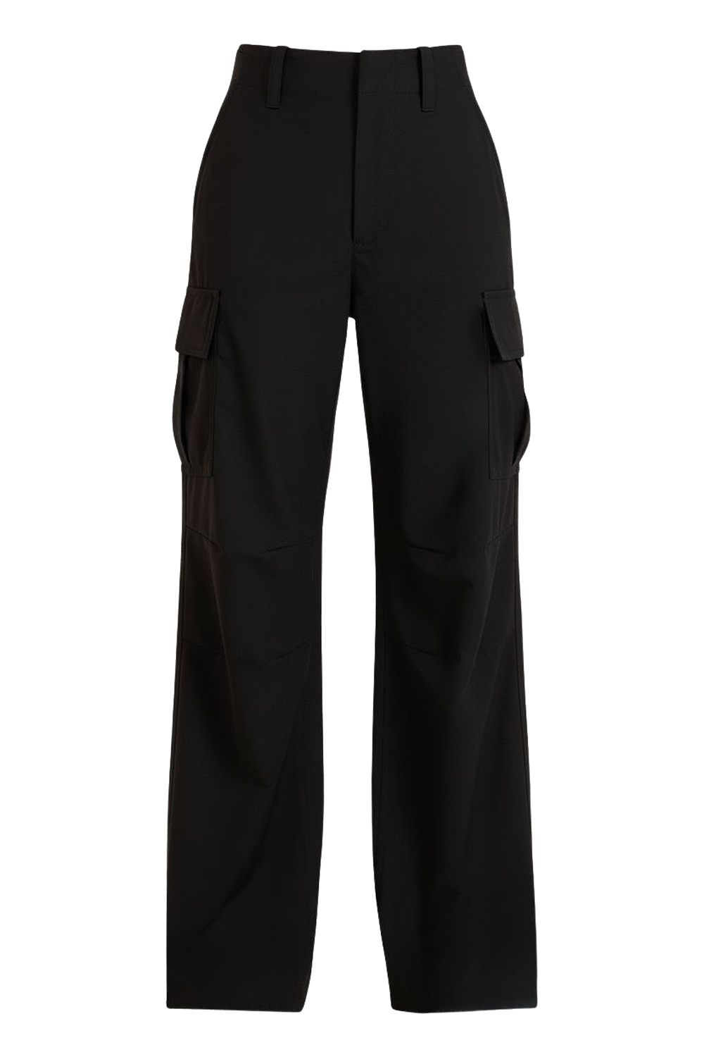 תמונה קידמית של מכנסי צמר קרגו