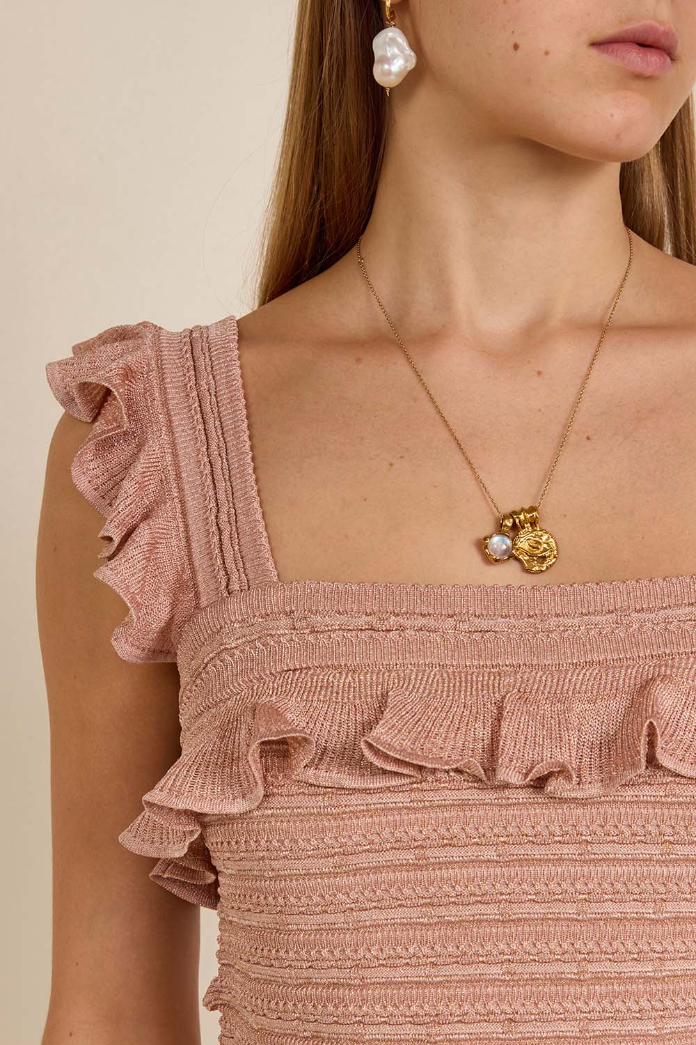 תמונת תקריב דוגמן של גופיית מלמלה