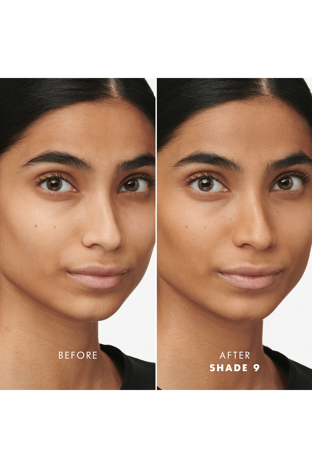 תמונת פנים של פודרה לומינוס סילק גלואו למראה זוהר 9