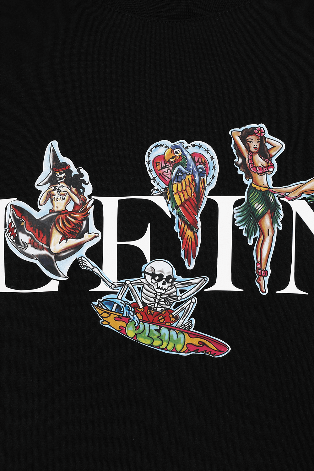 תמונה אחורית של חולצת טי הוואי