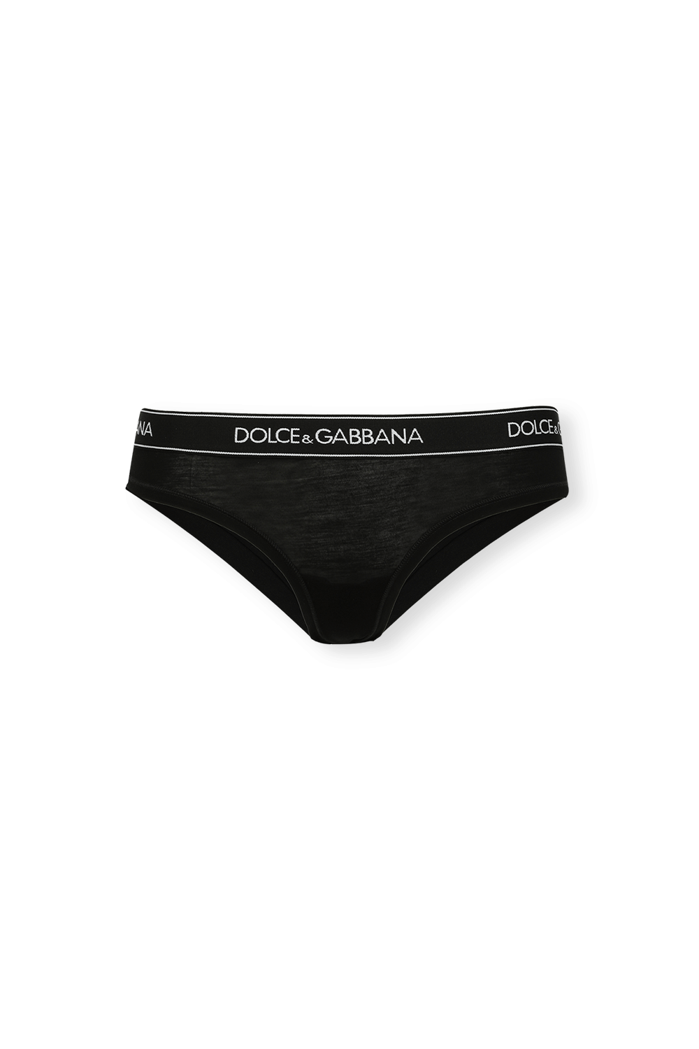 תחתונים שחורים עם רצועת לוגו DOLCE & GABBANA