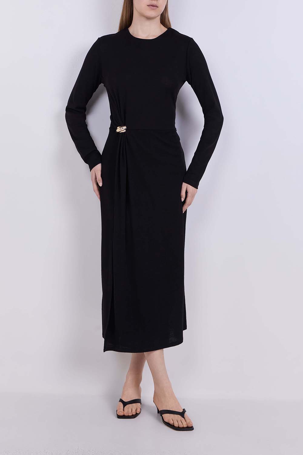 תמונת דוגמן קידמית של שמלת מקסי