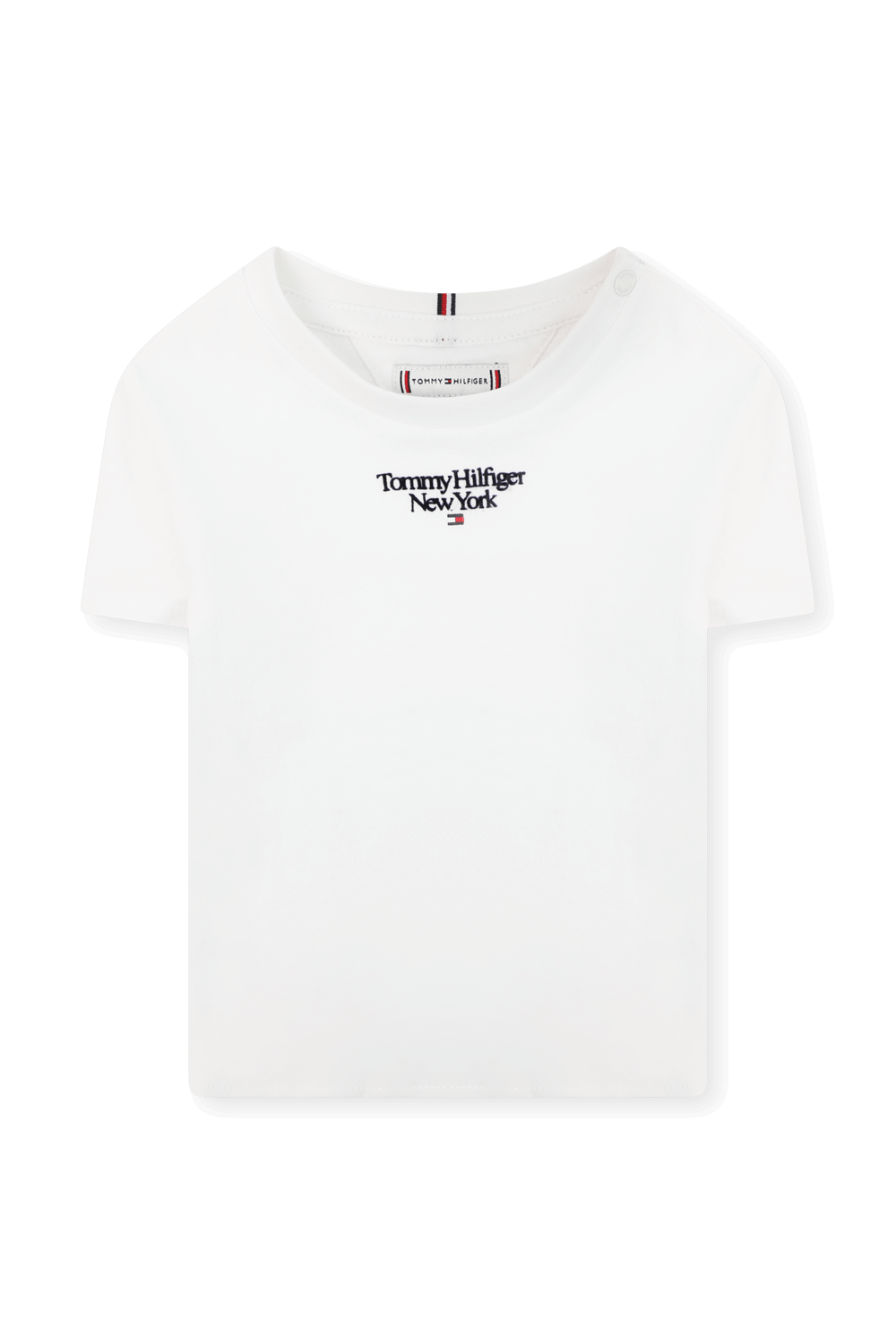 תמונה קידמית של חולצת טי מכותנה עם רקמה - גילא 9-16 חודשים