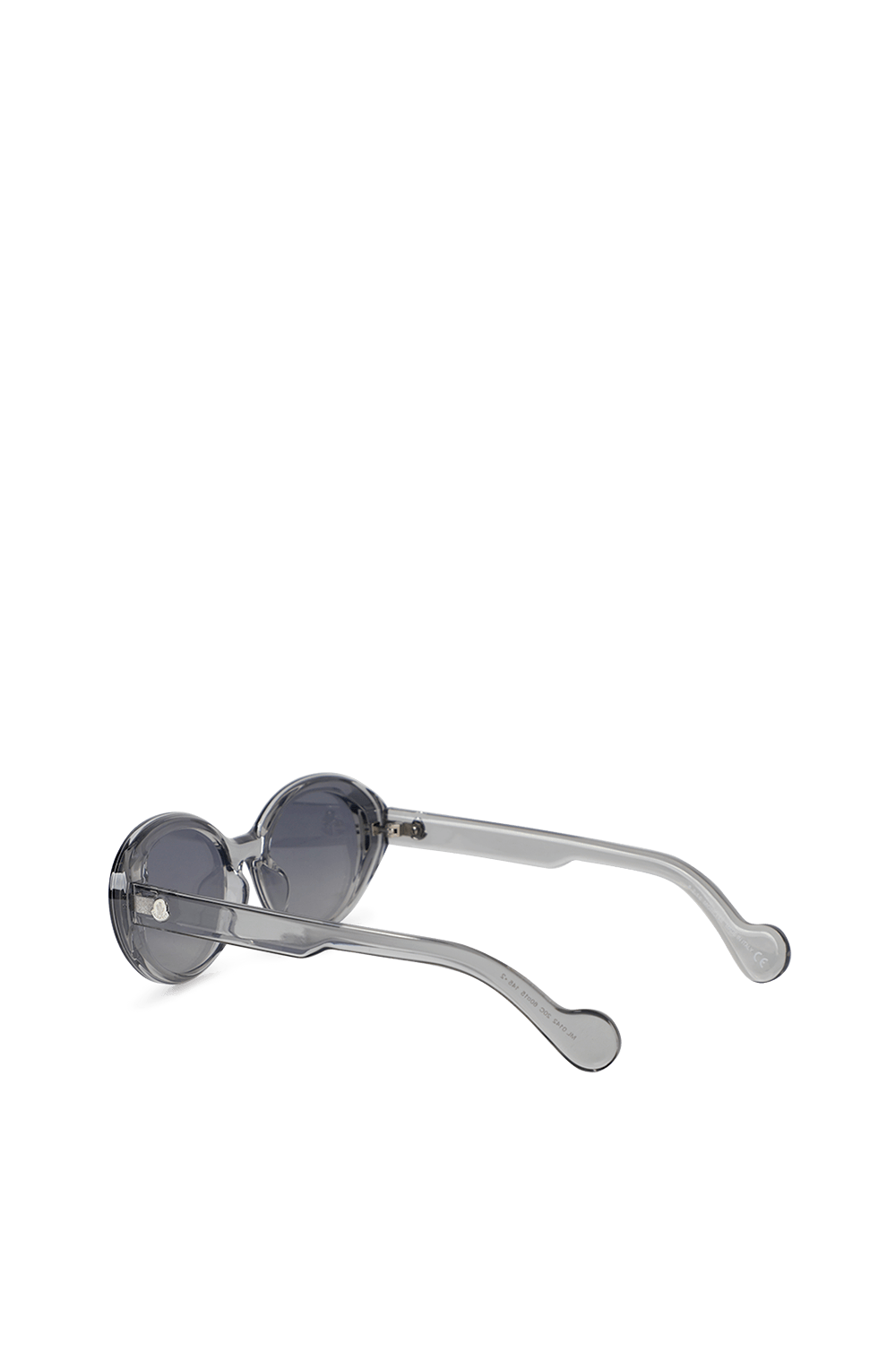 Vintage-Inspired Butterfly Shape Sunglasses in Silver MONCLER EYEWEAR