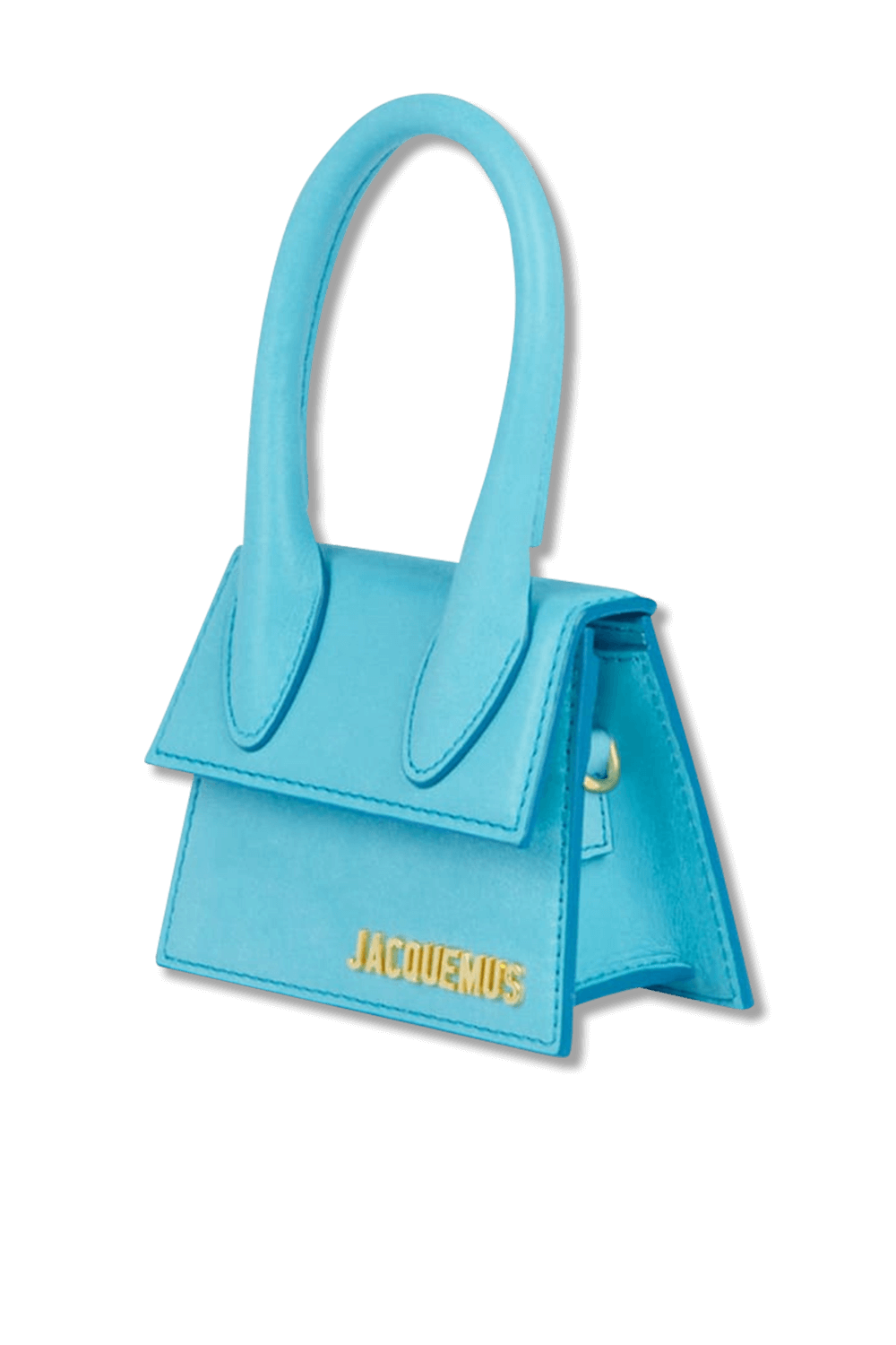 תמונה אחורית של תיק לה צ'יקיטו מיני בגוון טורקיז