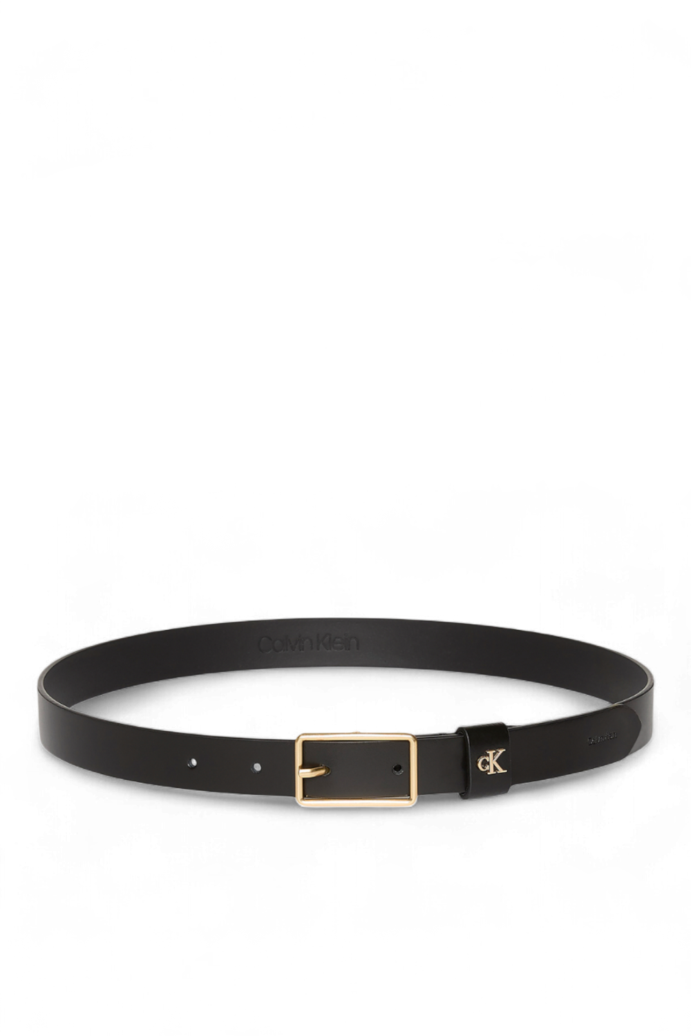 תמונה קידמית של חגורת עור