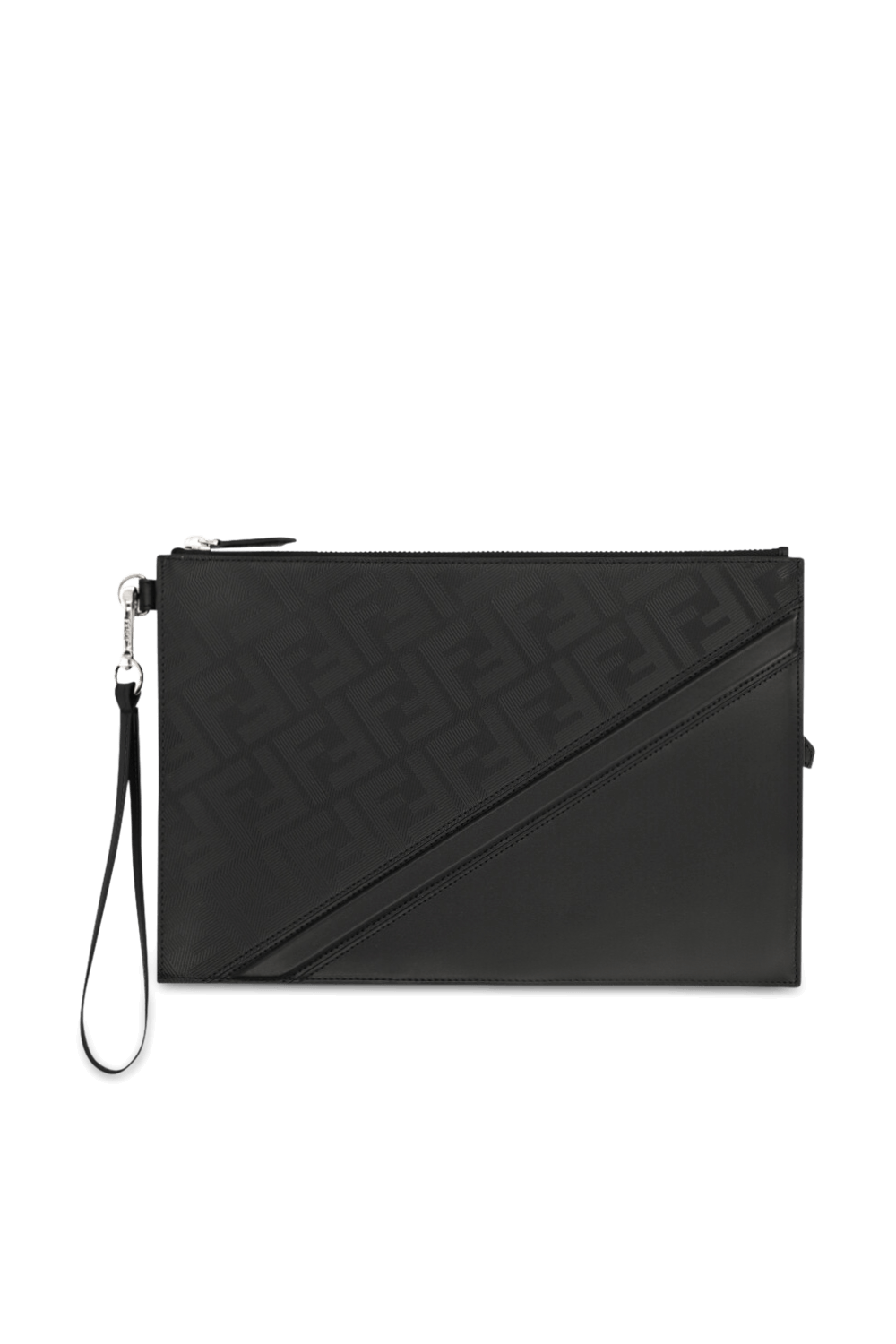 תמונה קידמית של תיק קלאץ` מונוגרמה