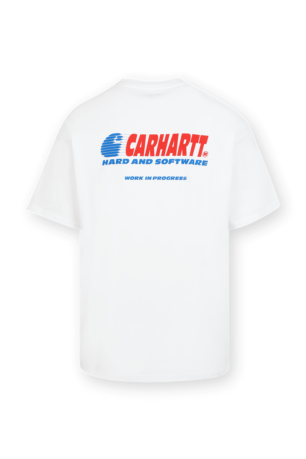 חולצה טי עם לוגו בגב בצבע לבן CARHARTT WIP