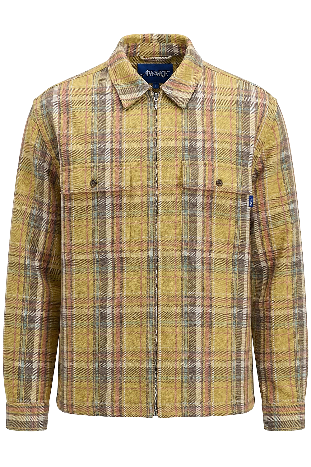 תמונה קידמית של ז'קט קל משבצות