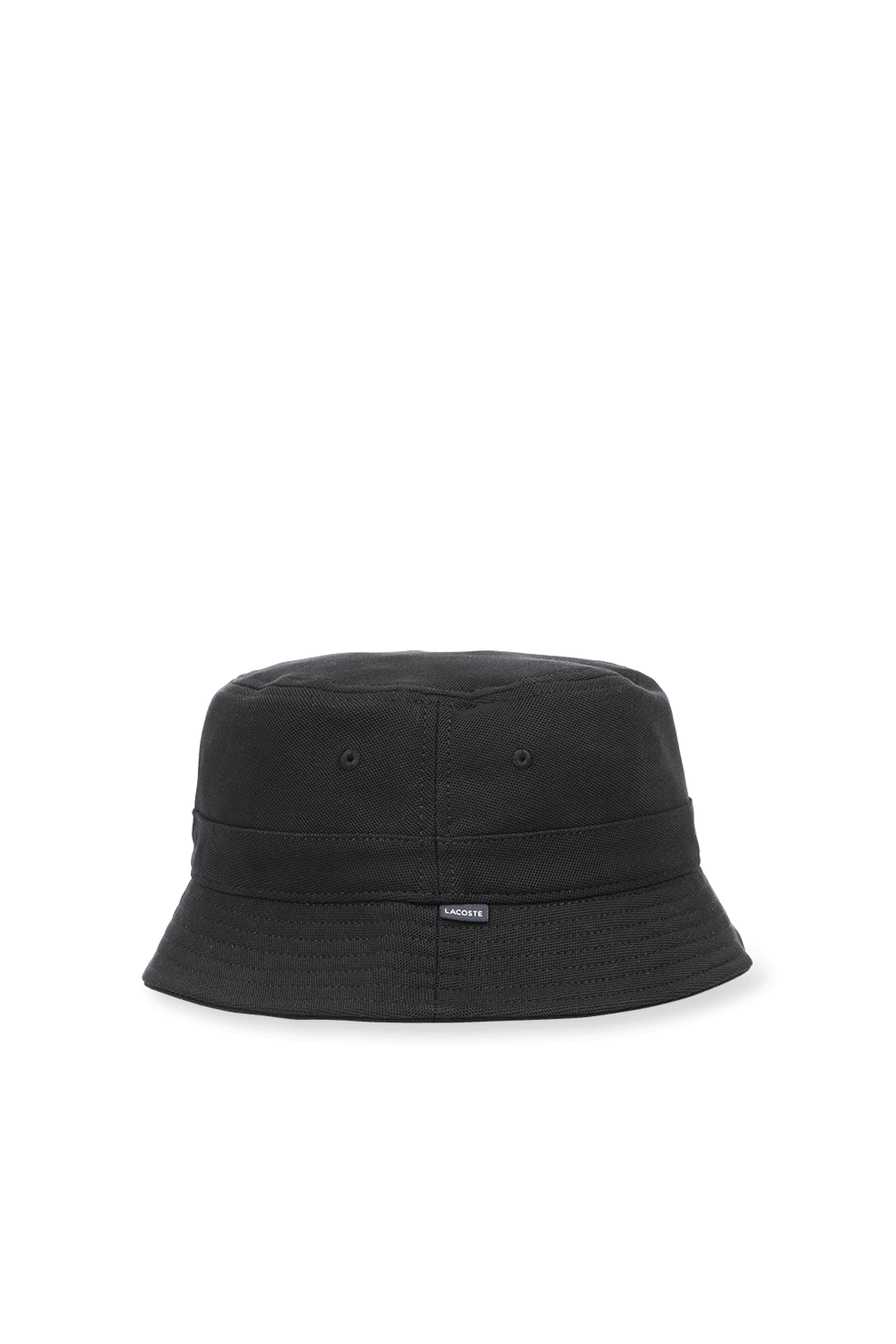 Logo Bucket Hat in Black LACOSTE