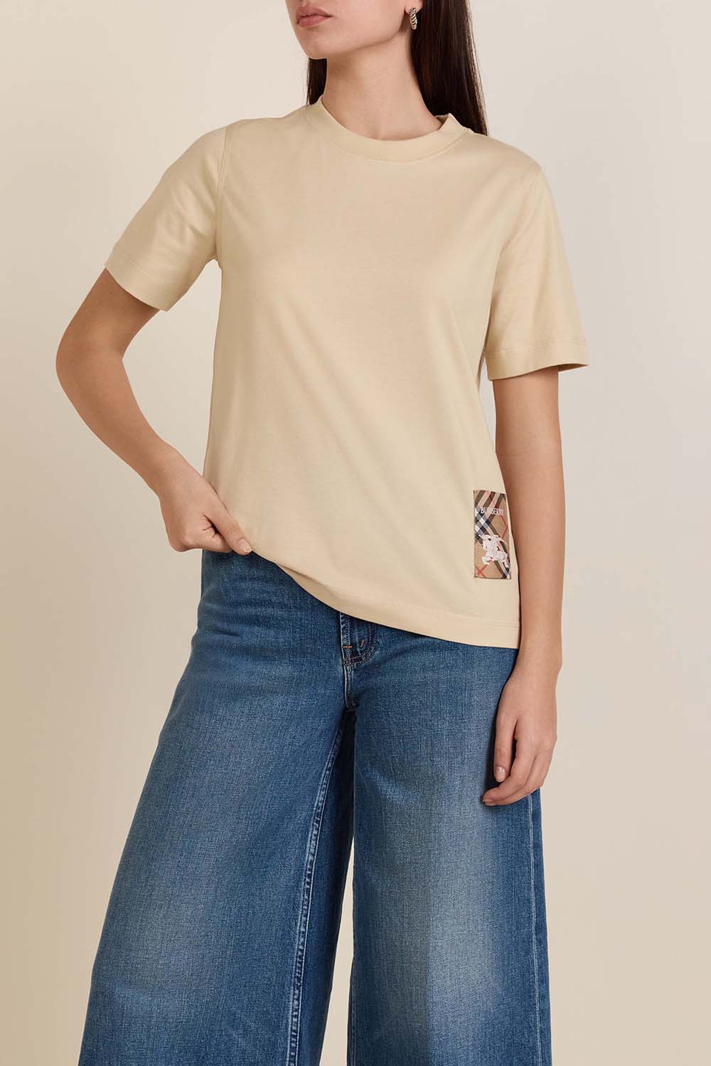 תמונת דוגמן קידמית של חולצת טי