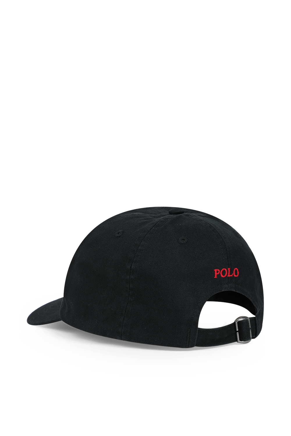כובע מצחייה שחור עם רקמת פרש פולו POLO RALPH LAUREN KIDS