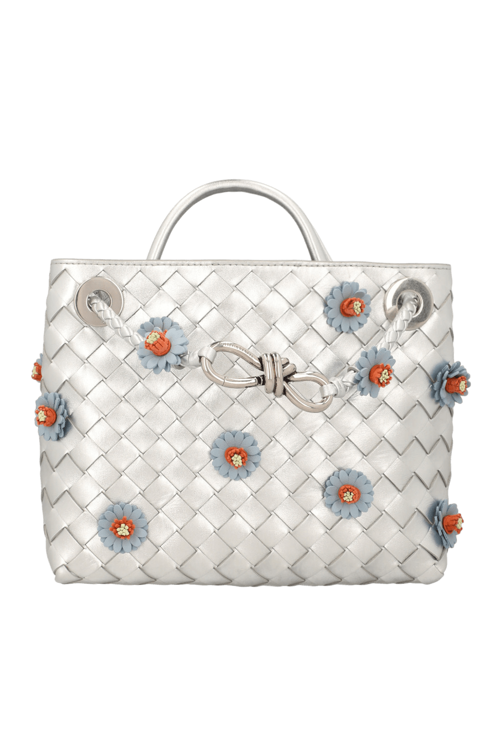 תמונה קידמית של תיק יד אנדיאמו סמול פרחים