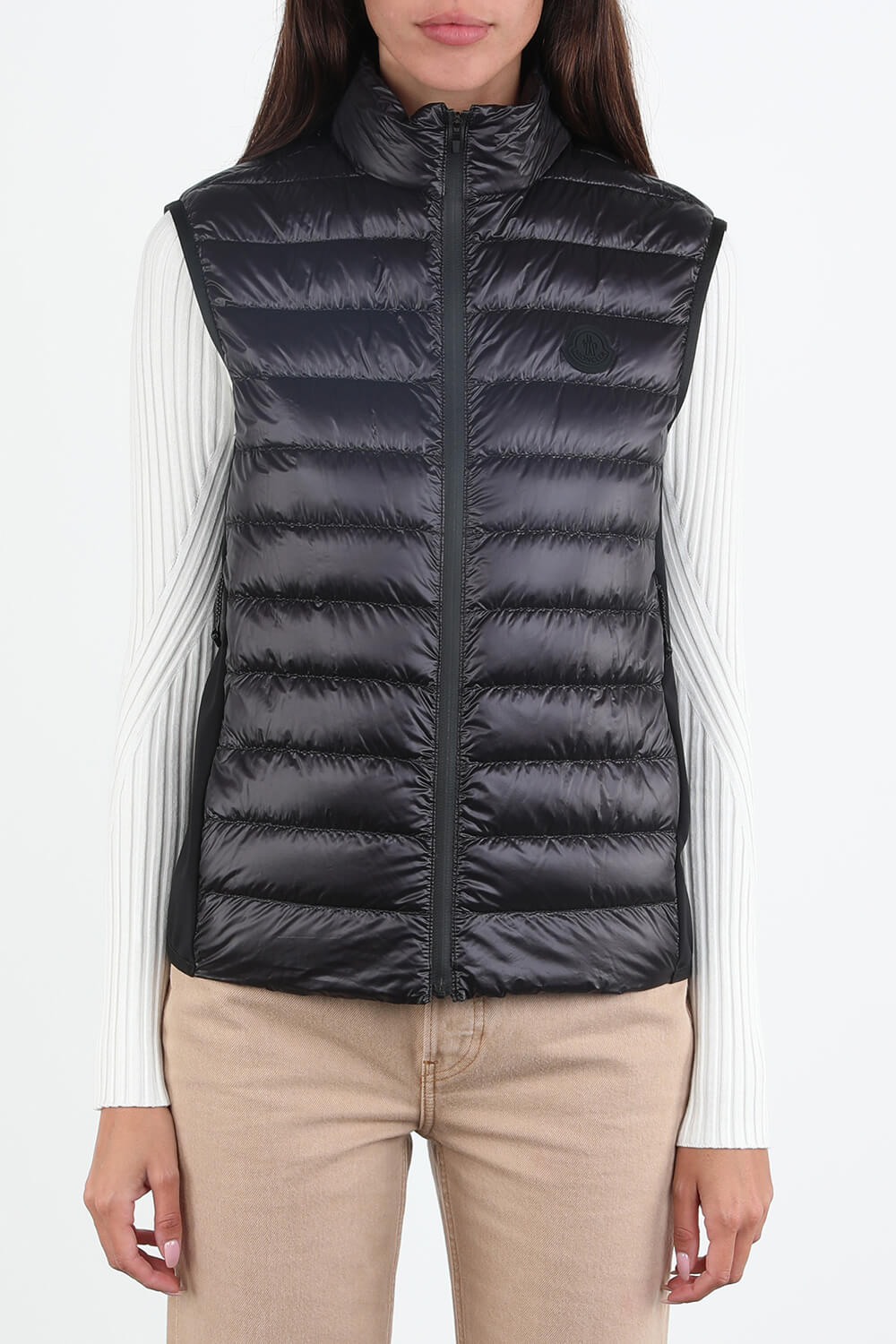 תמונת דוגמן קידמית של מעיל וסט ספיקולס בגוון שחור