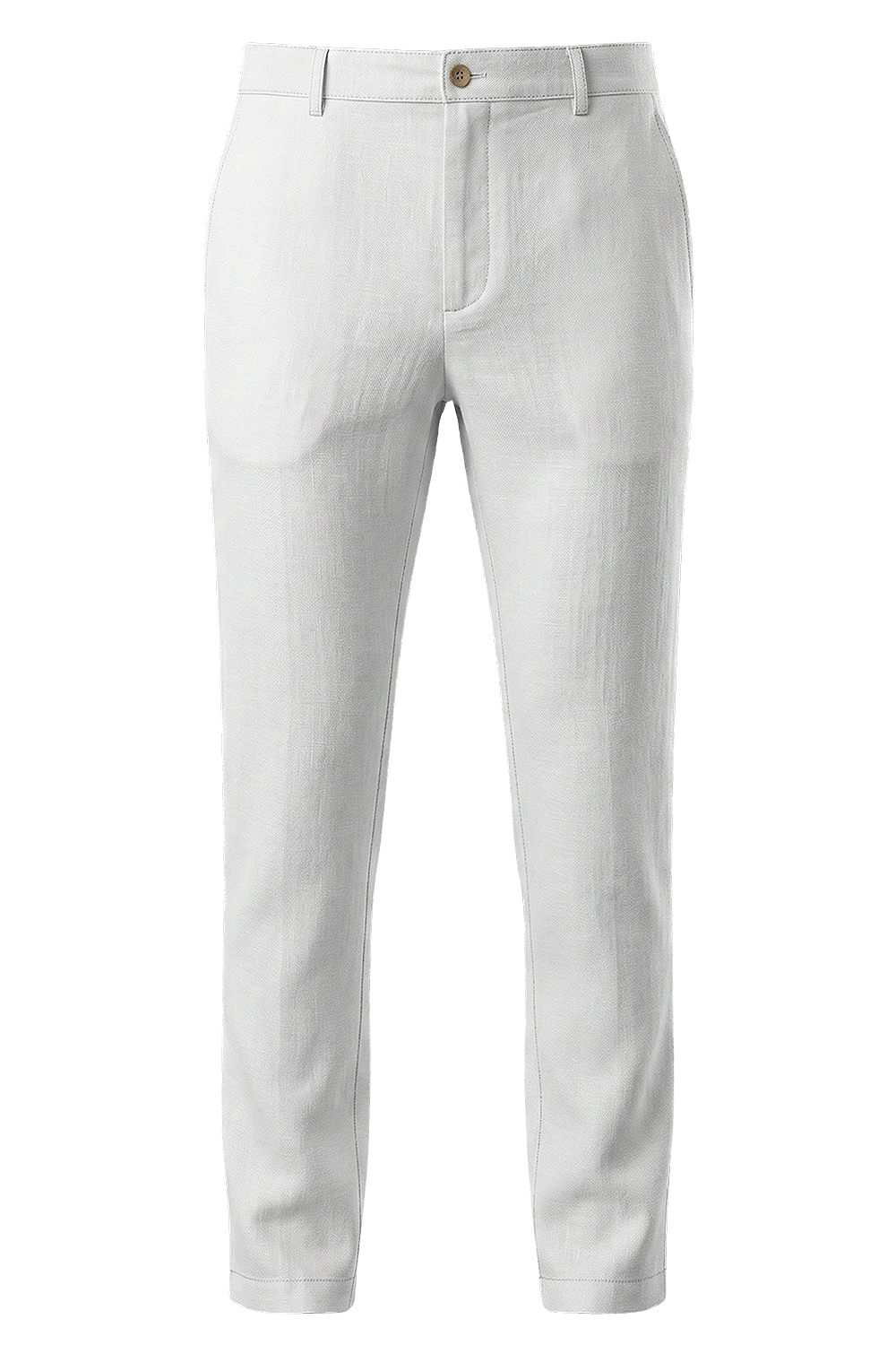 תמונה קידמית של מכנסי צ'ינו פשתן