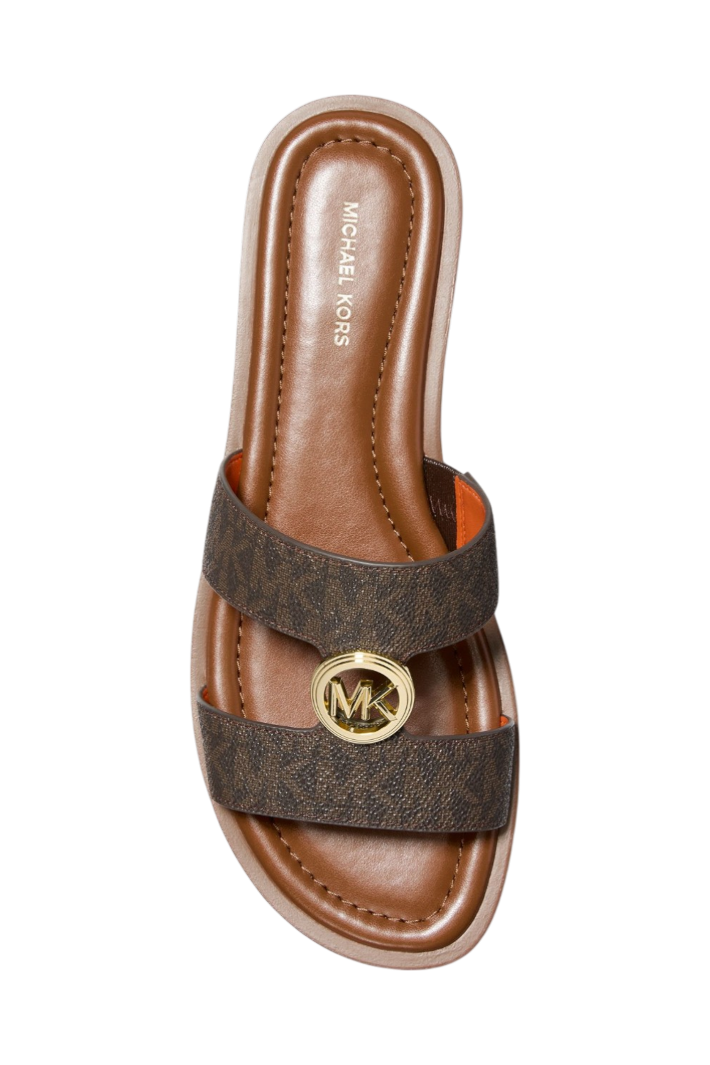 תמונת תקריב של סנדלי סליידס