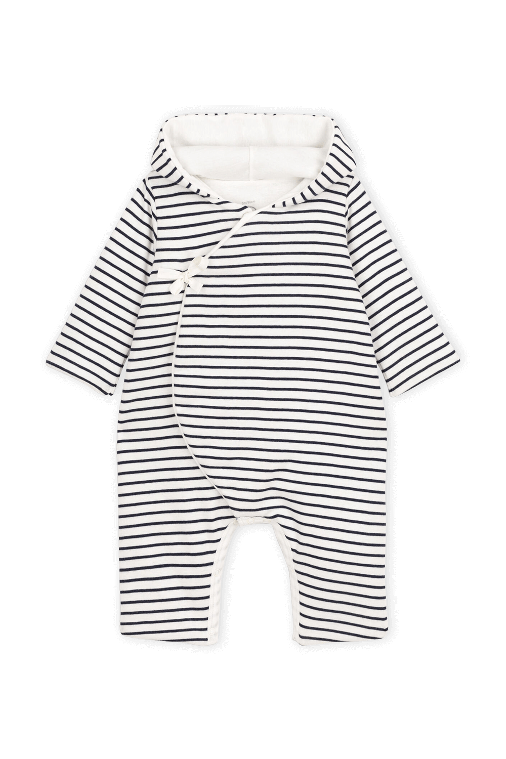 תמונה קידמית של אוברול ארוך עם צווארון גבוה - גילאי NB-18 חודשים