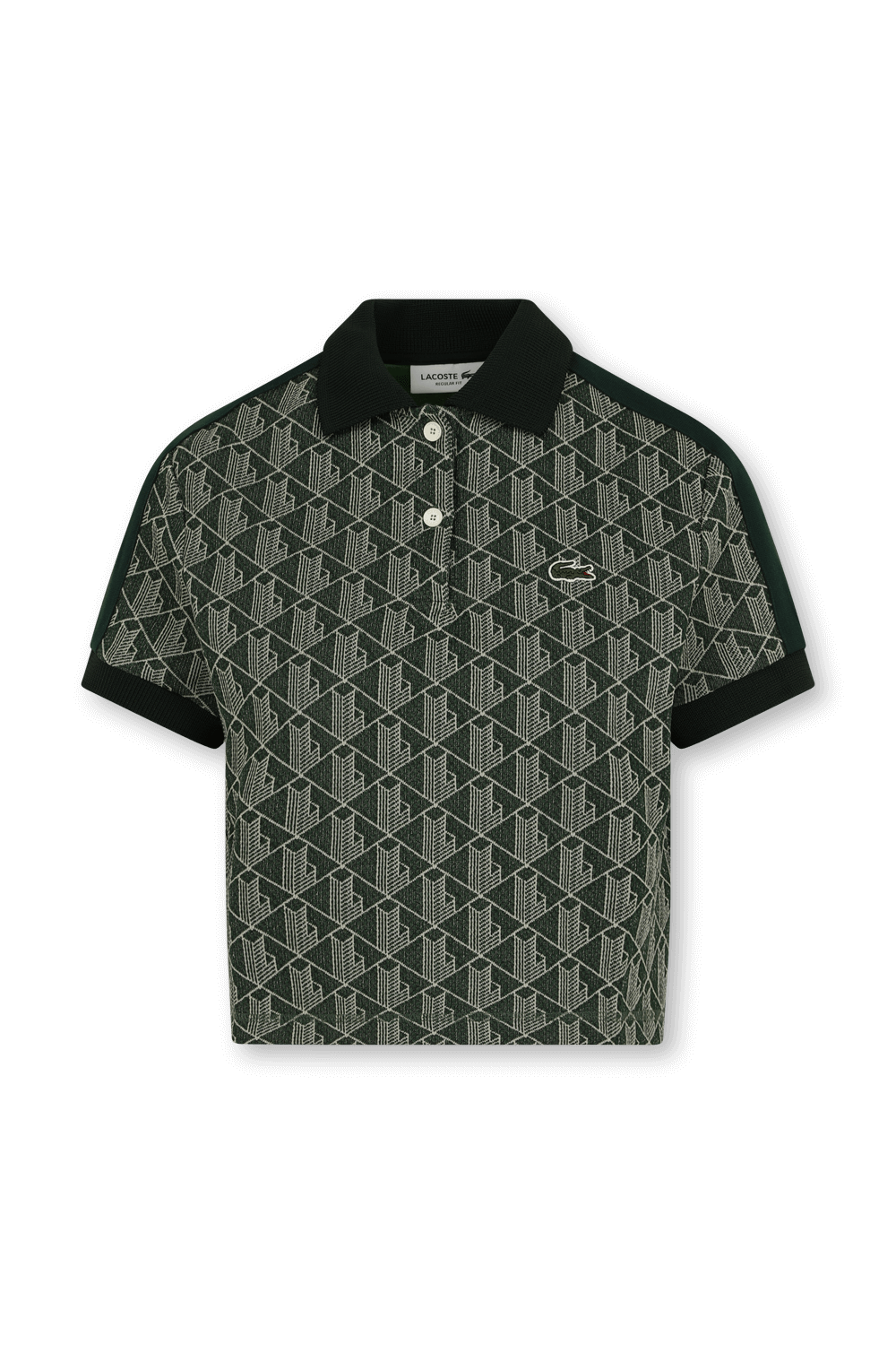 תמונה קידמית של חולצת פולו סרוגה