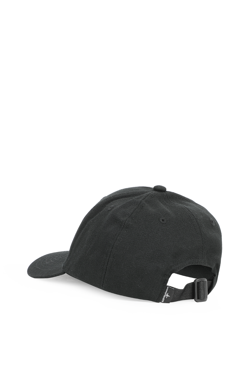 כובע בייסבול עם לוגו רקום בגוון שחור STONE ISLAND