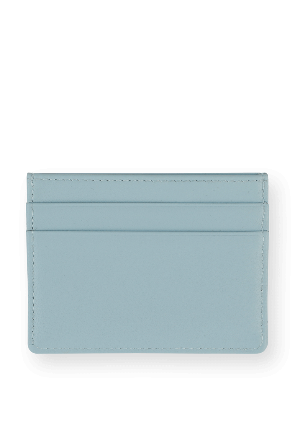 Pastel Blue Leather Devotion Card Holder DOLCE & GABBANA