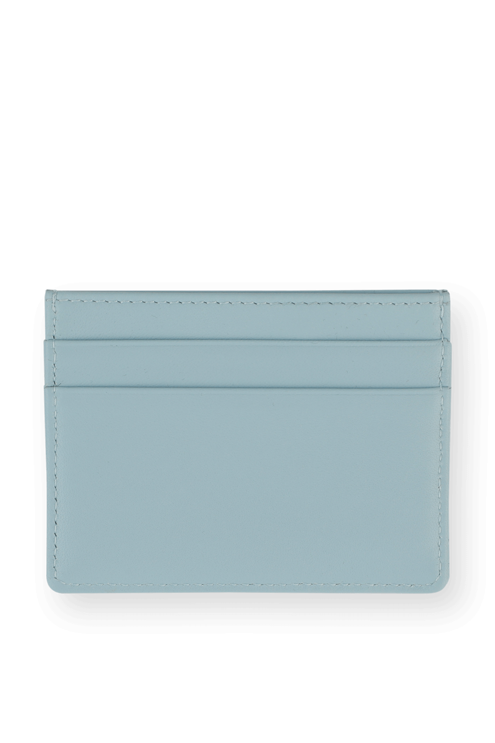 תמונה אחורית של Pastel Blue Leather Devotion Card Holder