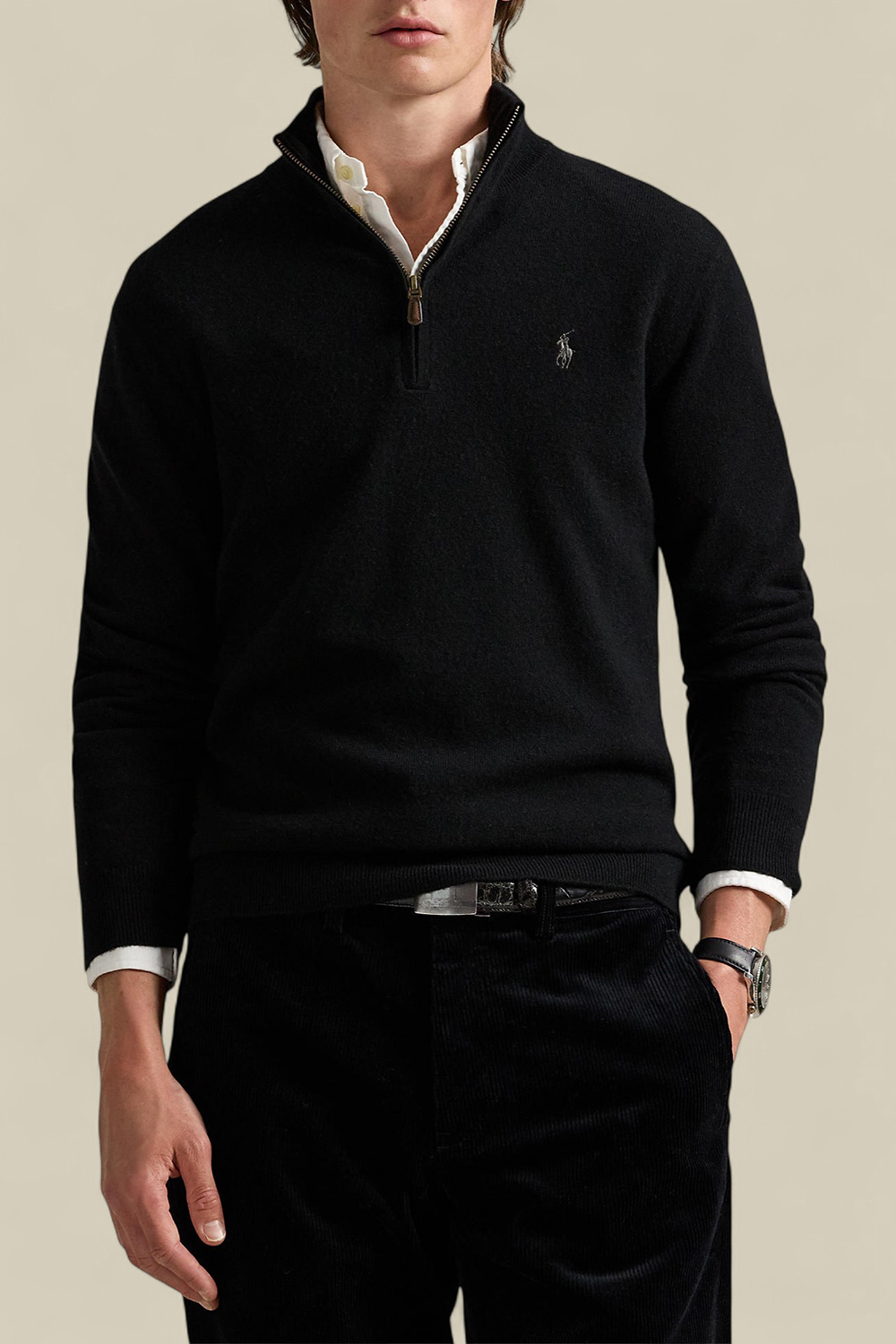 תמונת דוגמן קידמית של סריג צמר