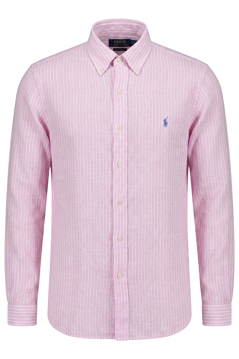 תמונה קידמית של חולצת כפתורים מפשתן