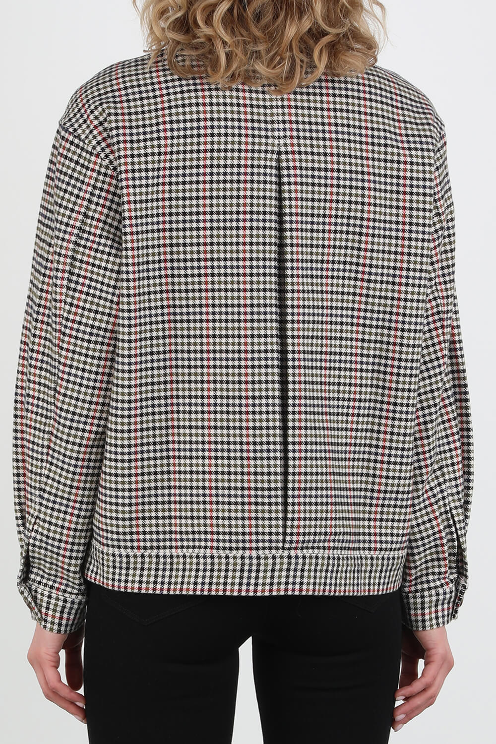 ז'קט משבצות אוברסייז image number null TOMMY HILFIGER