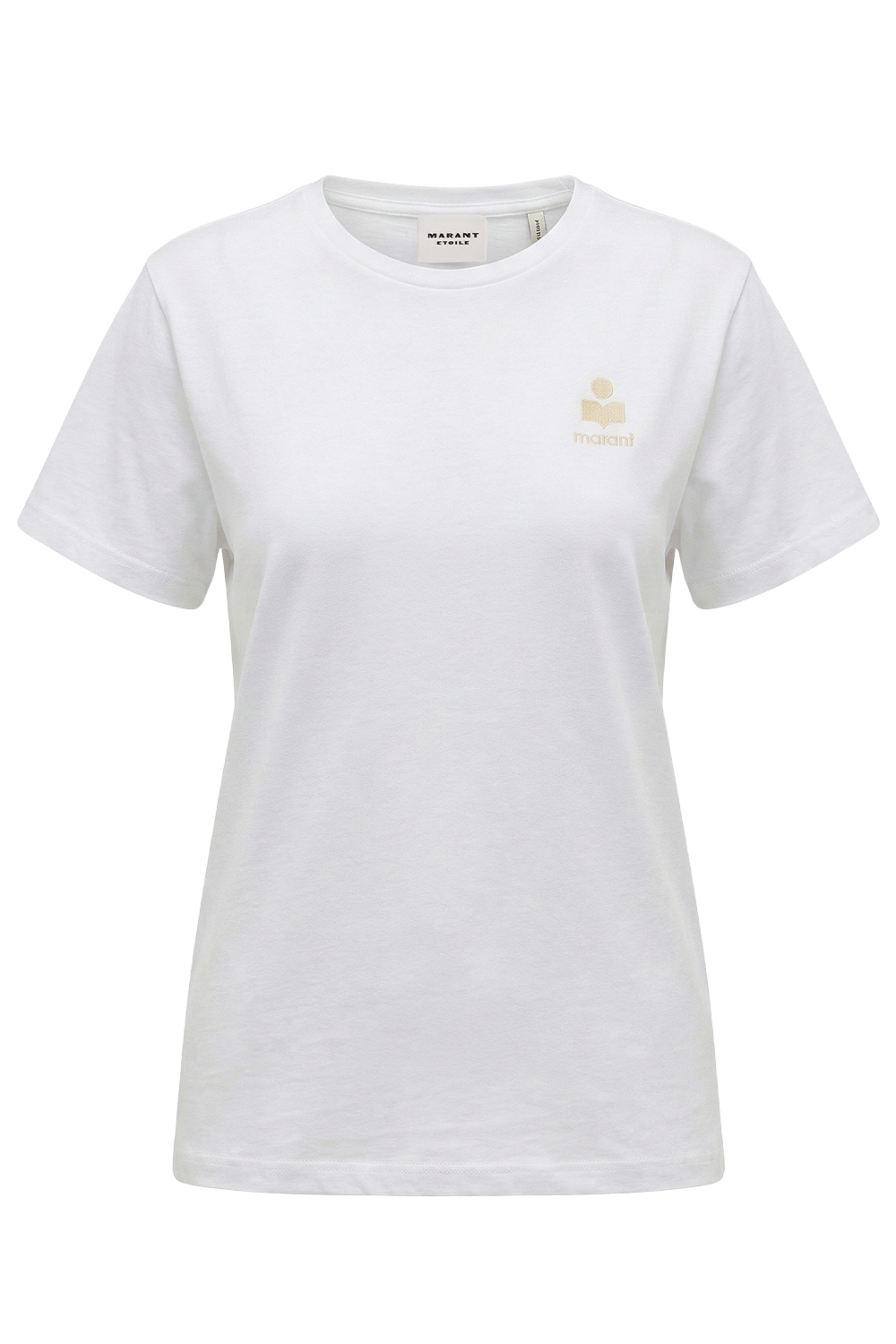 תמונה קידמית של חולצת טי קצרה מכותנה