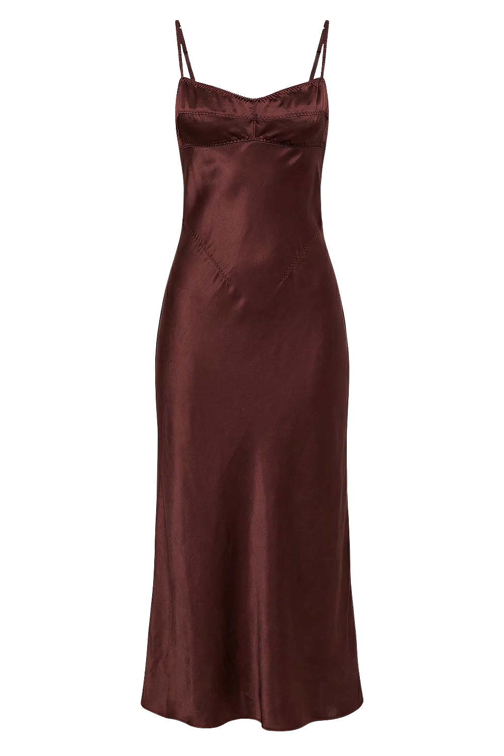 תמונה קידמית של שמלת מידי ויסקוזה