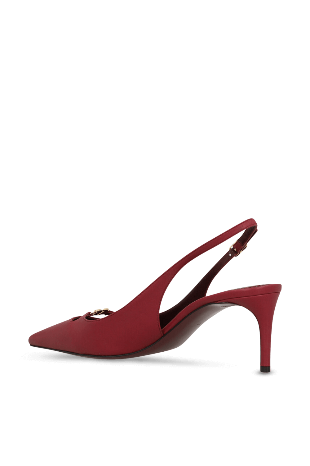 תמונה אחורית של נעלי עקב סלינג בק